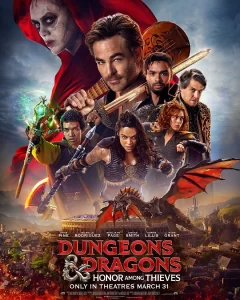Dungeons & Dragons Honor Among Thieves movie poster